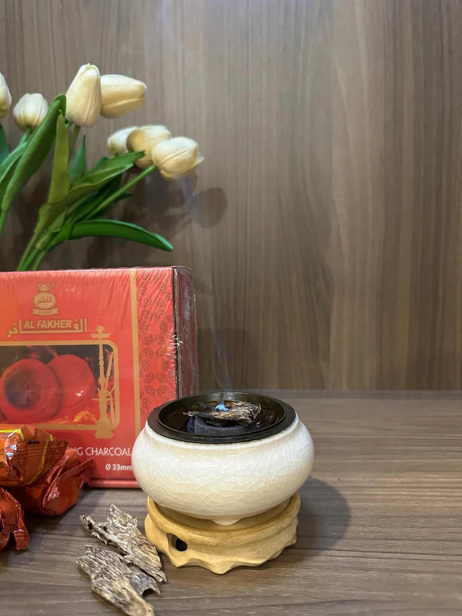 Premium Smokeless Activated Charcoal – Vietnamese Agarwood Burning